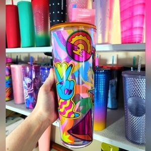 Starbucks "Lisa Frank" Inspired Tim Singleton Tumbler